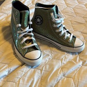 Converse Glitter High-Top Sneakers